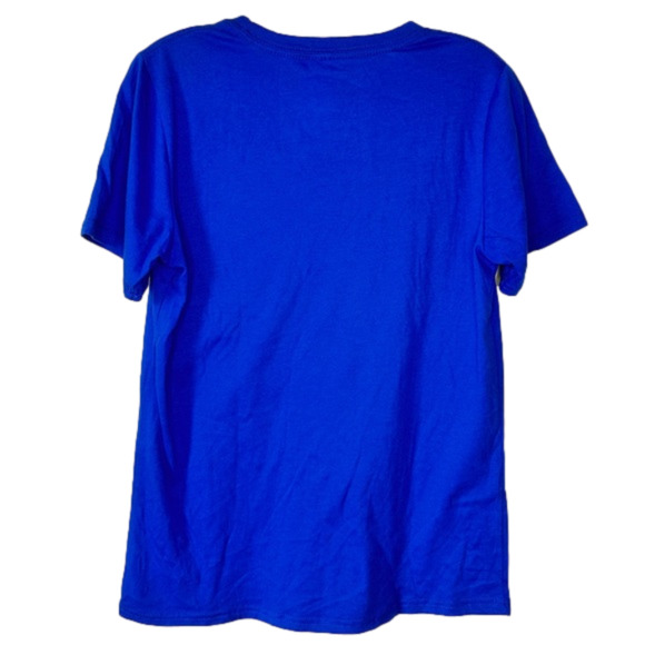 New‎ Boy’s Blue DC Justice League Superhero Graphic Tee Medium - Picture 3 of 3